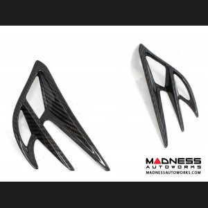 Alfa Romeo 4C Carbon Fiber Rear Extreme Air Extractor Set - Spyder